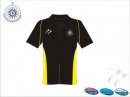 North Hockey Umpires Association Umpires Style Men's Black Yellow Polo Shirt