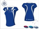 NHUA Evo Style Coaches Royal White Women's Polo Shirt