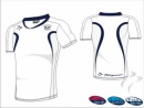 North Stafford HC Men's Evo Style  White Navy Men Playing Shirt