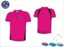 OHUA Umpires Pink Black Men's Polo Shirt