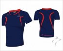 Rossall School Men's Evo Style Navy Red Playing Shirt