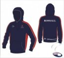 Rossall School Unisex X Tec Style Navy Red White Hooded Sweatshirt