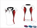 Stockton HC Evo Style Women's White Red Black Playing Shirt