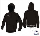 Tempest Classic Style Unisex Black Hooded Sweatshirt