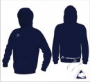 Tempest Classic Style Unisex Navy Hooded Sweatshirt