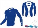 Tempest Bio Tec Unisex Royal White Long Sleeve Undershirt