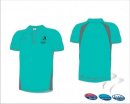 England Hockey Umpire Style Men's Blue Grey Polo Shirt