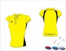 England Hockey Umpire Style Women's Yellow Black Polo Shirt