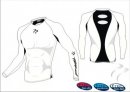 Tempest Bio Tec Unisex White Black Long Sleeve Undershirt