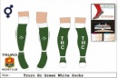Truro HC Tempest Unisex Xpression Style Green White Socks