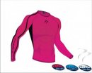 Tempest Umpire Style Unisex Pink  Black Long Sleeve Undershirt
