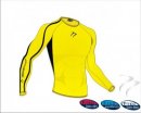 Tempest Umpire Style Unisex Yellow Black Long Sleeve Undershirt