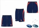 West Derby HC X Tec Style Men's Navy Red With White Piping Playing Short