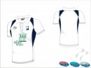 West Herts X-Tec Style Men's White Navy Light Blue Polo Shirt