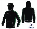 X Tec Style Unisex Black Green White Hooded Sweatshirt