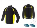 X-Tec Style Black White Yellow Unisex Splash Jacket