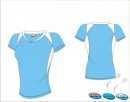 X Tec Style Women's Light Blue White Playing Shirt