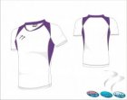 X-Tec Style Men's White Purple White Playing Shirt