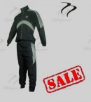 Tempest Black Grey MicrofibreTracksuit Bottom
