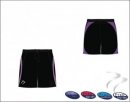 X Tec Style Men's Black Purple With White Piping Playing Short