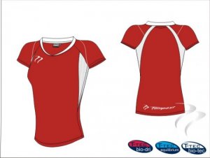 Club Style  Women's Red White Playing Shirt