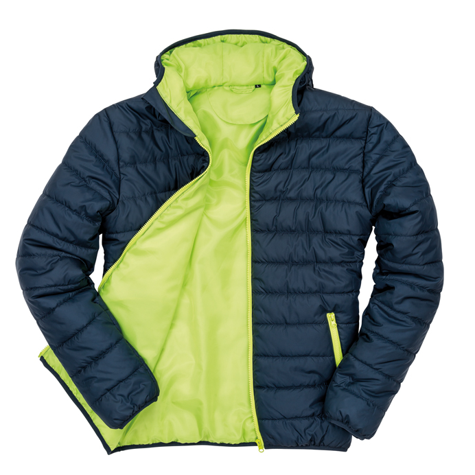 Tempest Navy Lime Padded Jacket