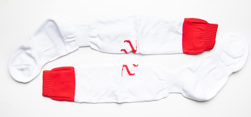 Tempest Socks White/Red