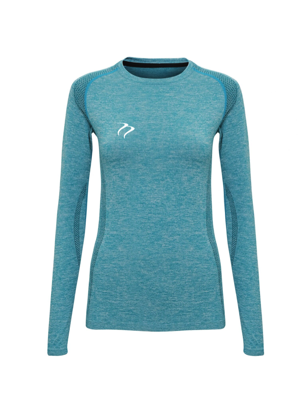 Tempest Women's seamless '3D fit' multi-sport performance long sleeve top  Turquoise 