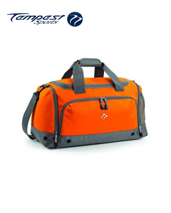 orange holdall