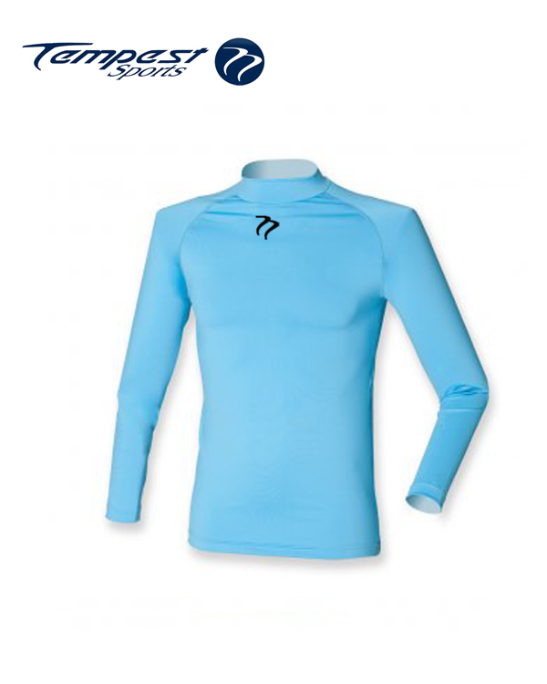 sky blue under armour base layer